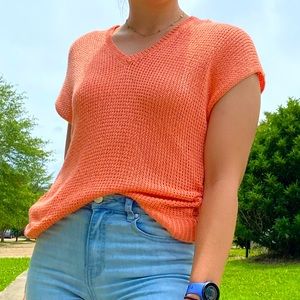 Ralph Lauren Salmon Knit Sweater